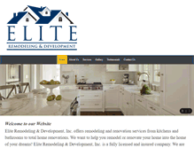 Tablet Screenshot of eliteremodelinganddevelopment.com